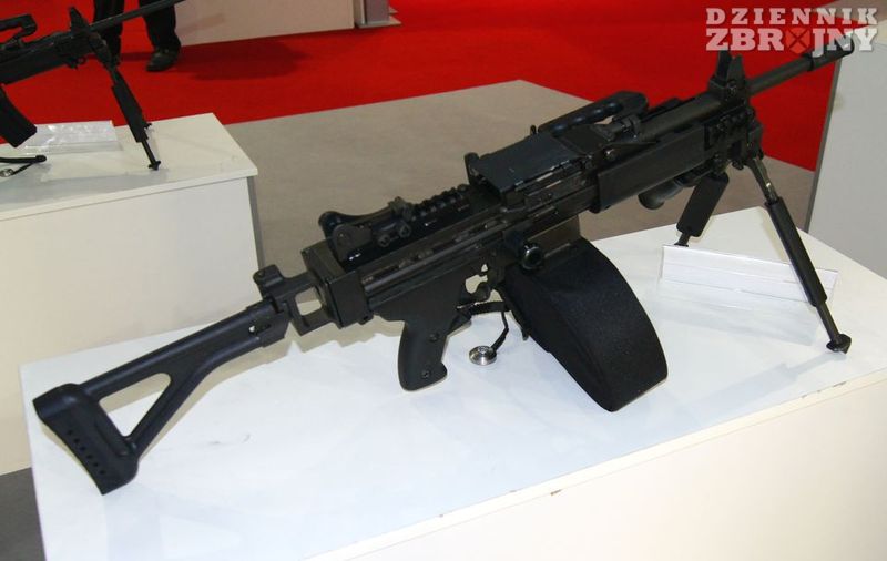 rkm 5,56mm Negev w wersji skróconej