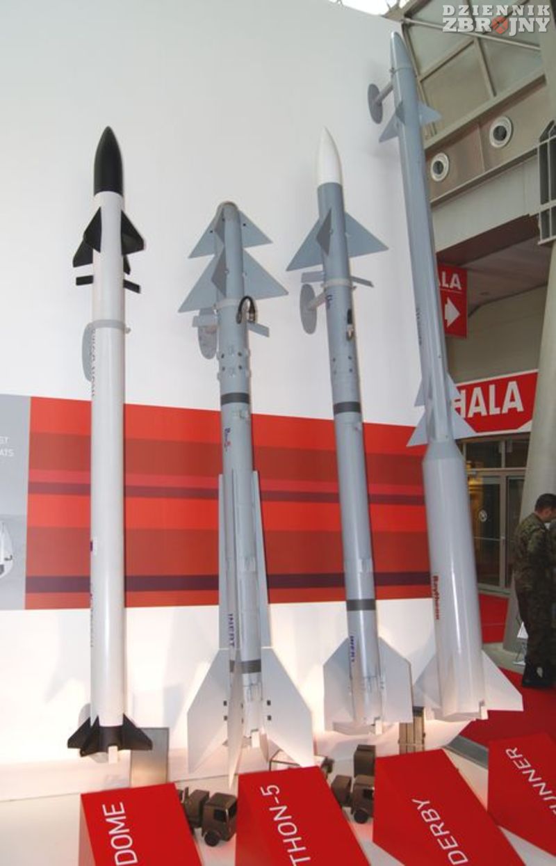 Od lewej IronDome, Python-5, Derby, Runner z Rafaela