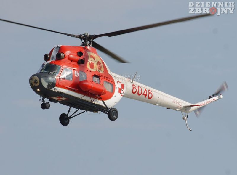 Mi-2 w okolicznościowym malowaniu