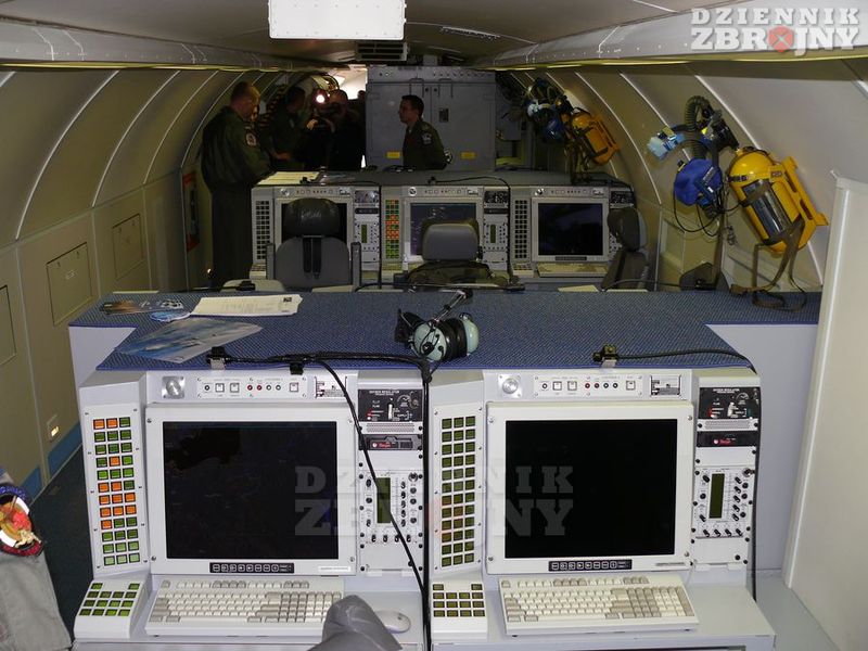 Widok na przedział operatorów.