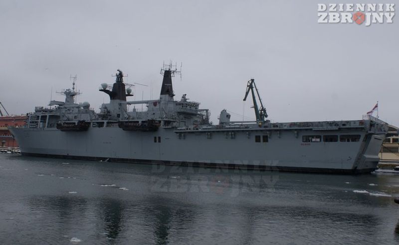 Jednostka przypłynęła do Polski na kilka dni.