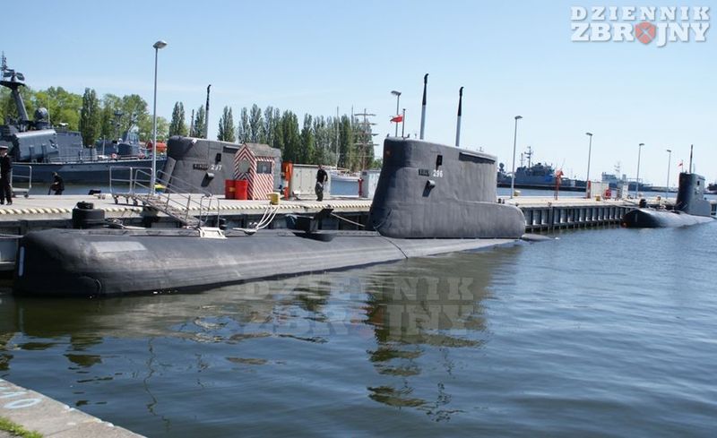 Polskie okręty podwodne typu Kobben.