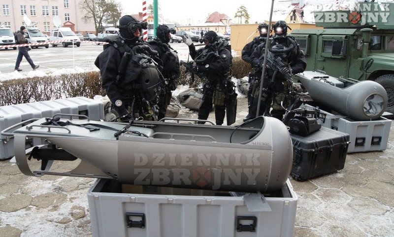 Amerykańskie elektryczne pojazdy podwodne Formozy.