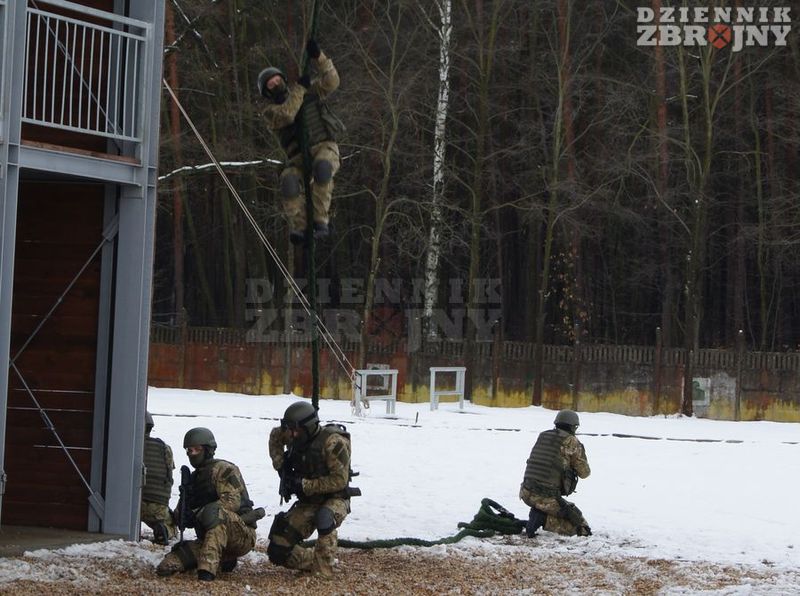 Sekcja z Lublińca podczas ćwiczeń.