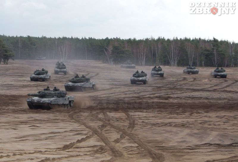 Druga kompania Leopardów zaprezentowała się dynamicznie.