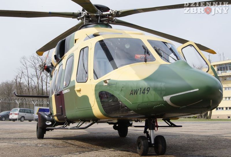 AW149 goszczący w Polsce to drugi zbudowany prototyp.