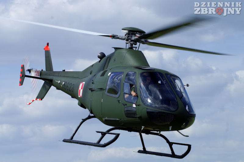 Śmigłowiec SW-4 Puszczyk z Sił Powietrznych