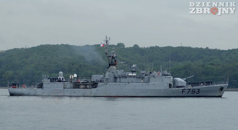Francuska korweta FS Commandant Blaison, po raz kolejny w Gdyni.