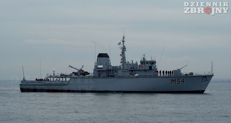 Litewski niszczyciel min Kursis.