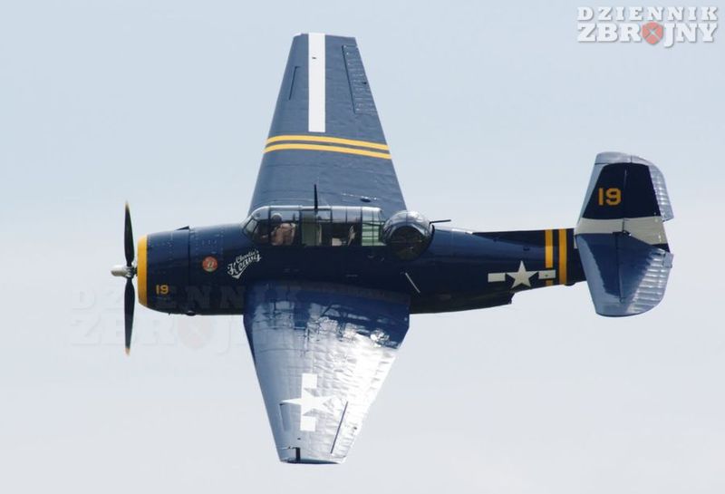 Pokładowy TBM Avenger.