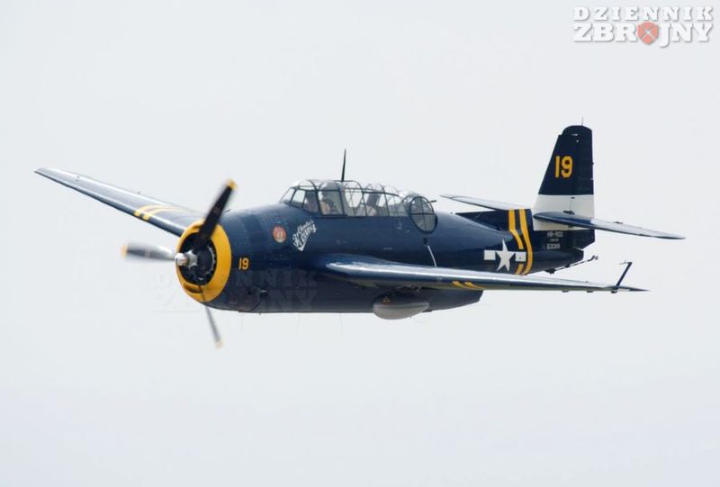 Pokładowy TBM Avenger.