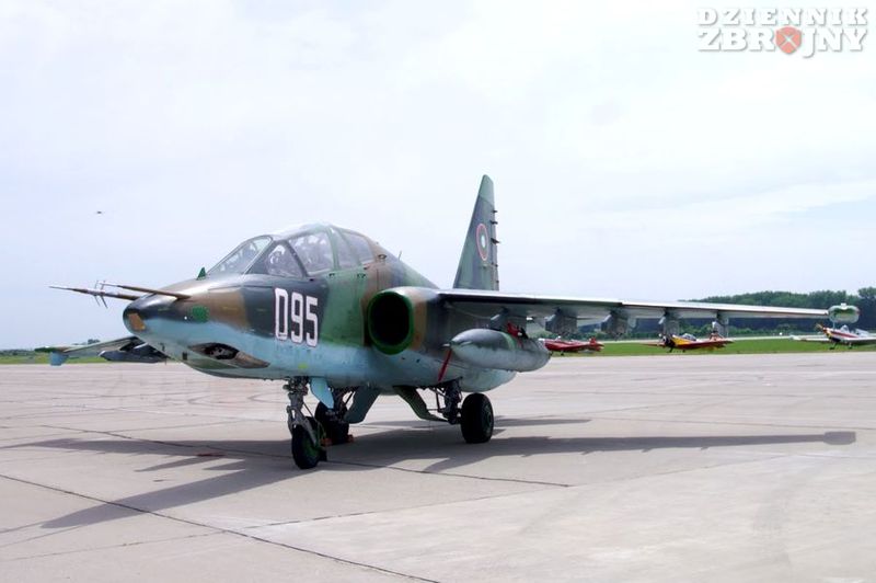 Bułgarski Su-25UB. 