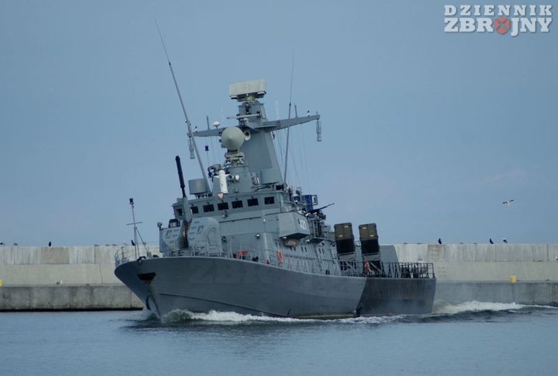 Przejście bojowe jednostki typu Orkan.