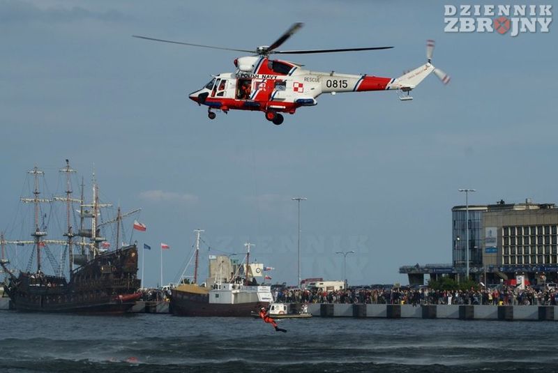 Śmigłowiec Anakonda w misji ratowniczej.