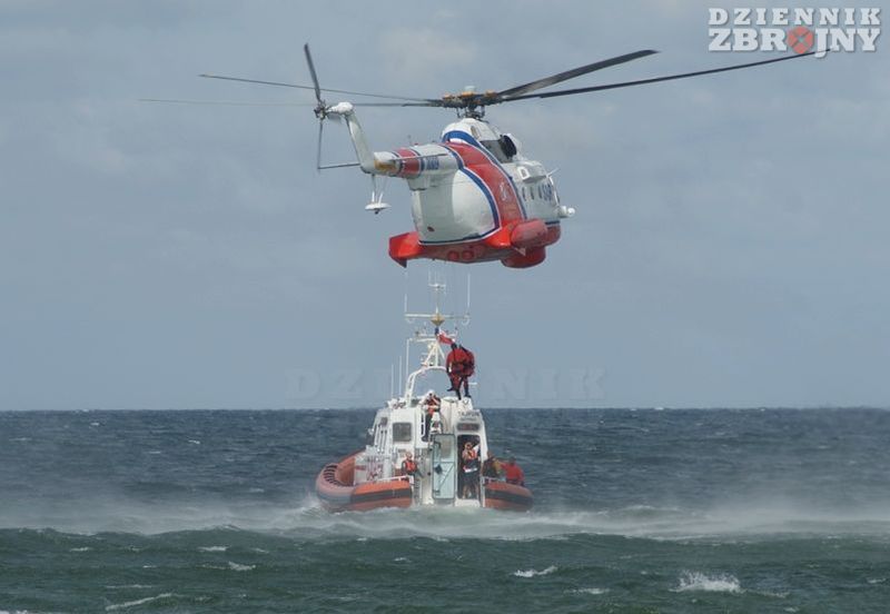 Współpraca śmigłowca z jednostką nawodną