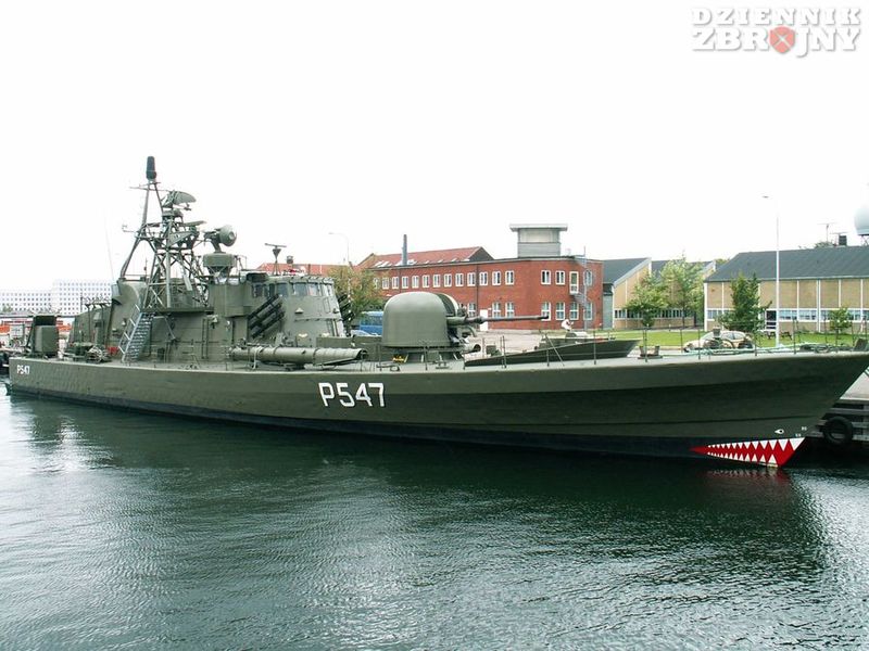 Ścigacz Sehested P547 jako eksponat kopenhaskiego muzeum.