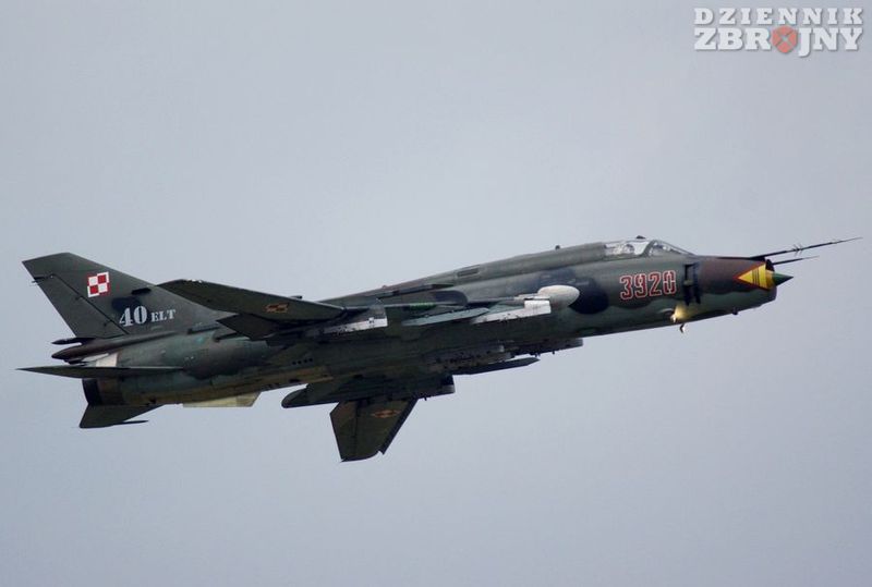 Su-22M4K z 21. Bazy Lotnictwa Taktycznego ze Świdwina.