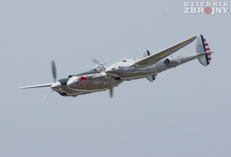 P-38 Lightning z zespołu The Flying Bulls (miejsce stacjonowania Austria).