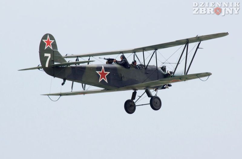 Nocny bombowiec Polikarpow Po-2.