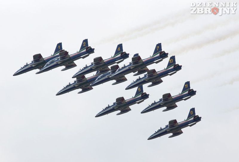 Akrobatyczni wirtuozi z Frecce Tricolori.