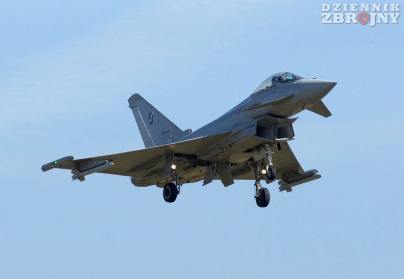 Włoski Eurofighter Typhoon. 