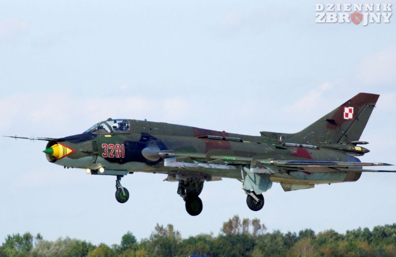 Polskę reprezentowały 3 Su-22 i pojedyncza CASA C295M