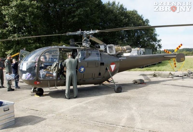 Śmigłowiec Alouette III z Austrii.