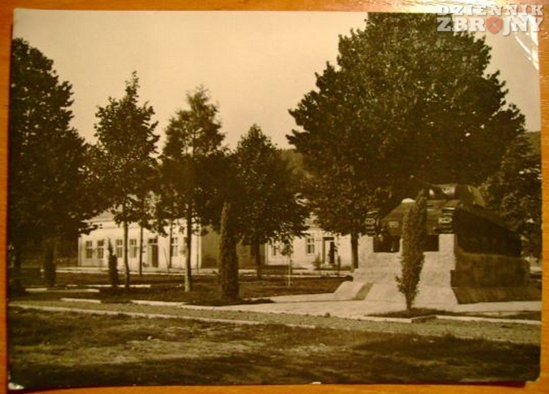 T-70 na postumencie w Baligrodzie