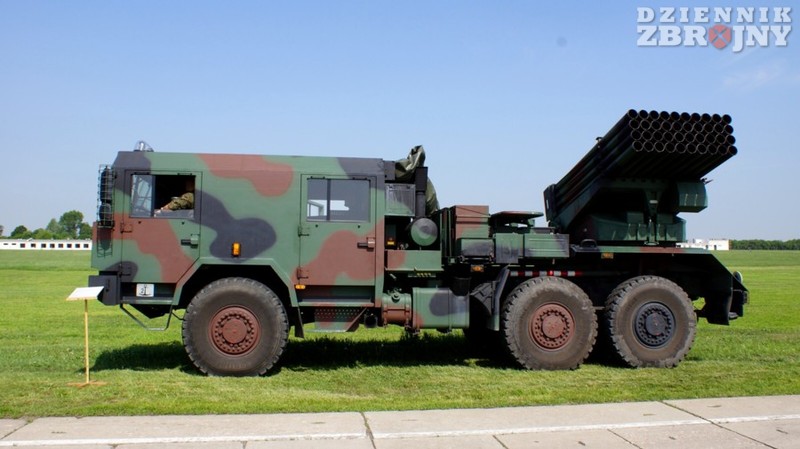 Wyrzutnia rakietowa WR-40 Langusta. 