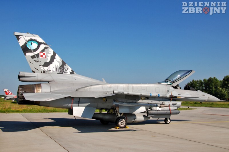 F-16C n/b 4062 z 6. Eskadry Lotnictwa Taktycznego