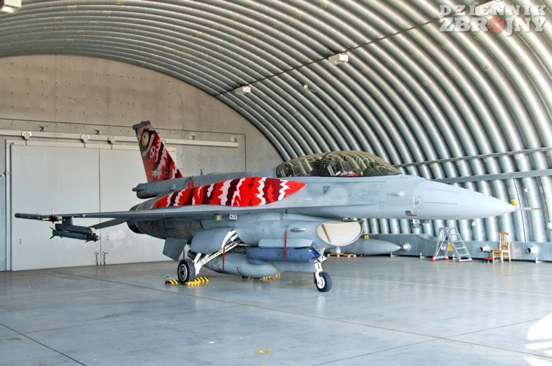 F-16D n/b 4082 z 6. Eskadry Lotnictwa Taktycznego