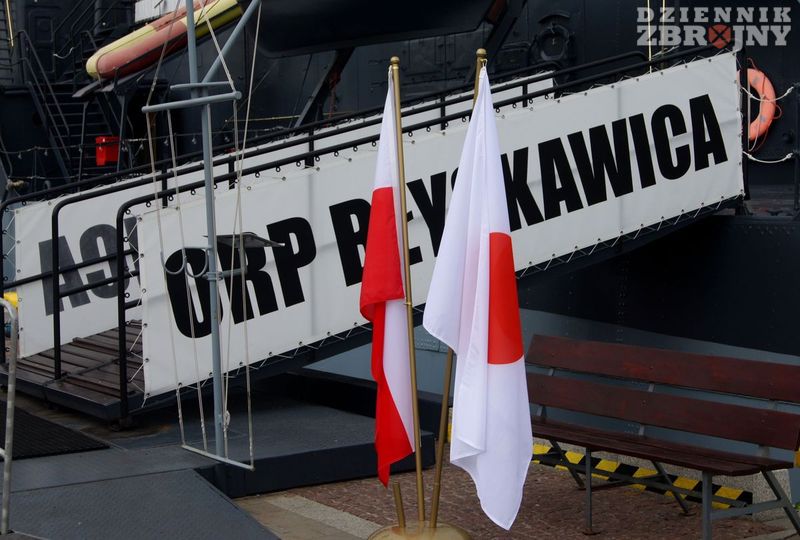 Wejście do ORP Błyskawica
