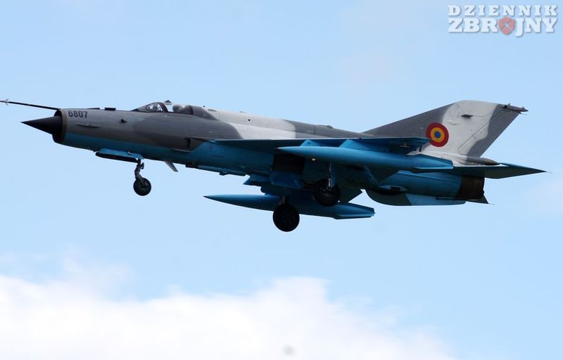 MiG-21 LanceR z Rumunii - jedna z ciekawszych gwiazd Air Show