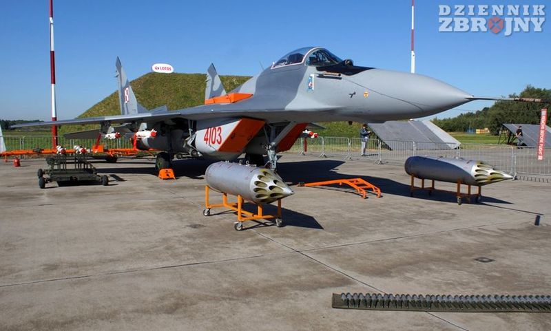 MiG-29 z malborskiej bazy