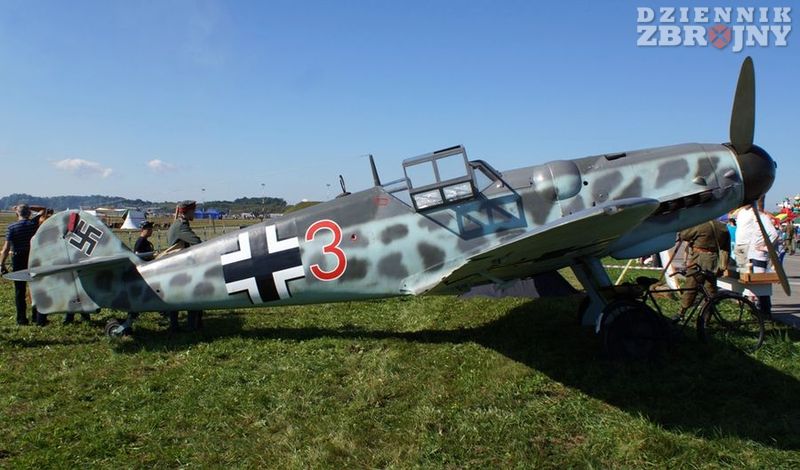 Makieta myśliwca Bf-109