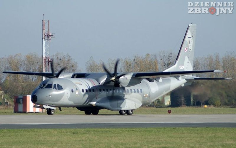 C-295M CASA z ostatniej partii kupionej przez Polskę. 