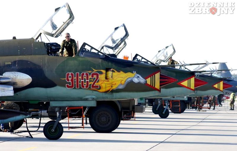 Piątka Su-22 ze Świdwina.