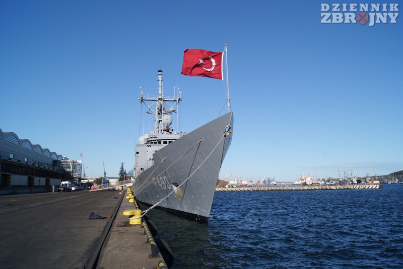 Turecka fregata w Gdyni.