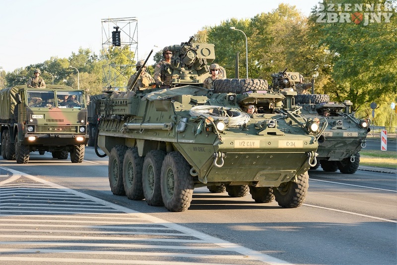Amerykański KTO Stryker z 2. Pułku Kawalerii US Army. 